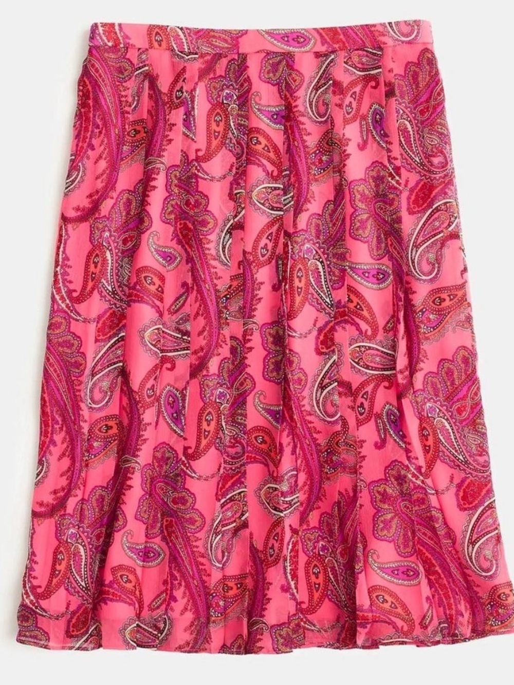 J. Crew Pink Paisley Skirt size 6, excellent condition